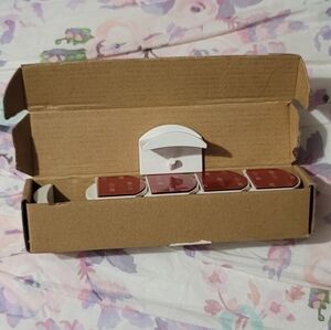 Set of White Cap/Hat Wall Hooks